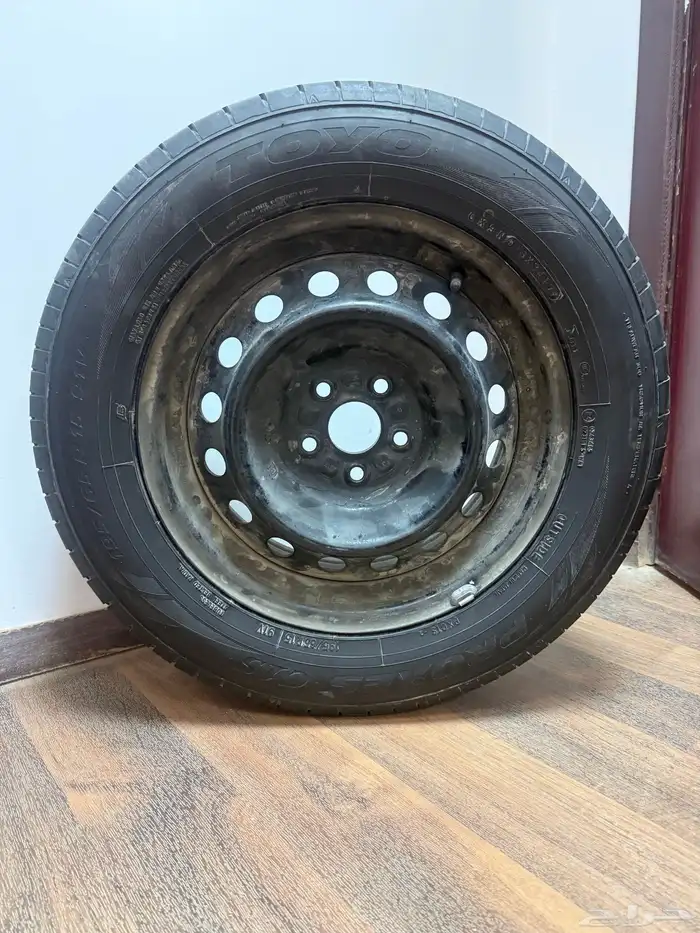 جنط حديد كورولا كفر تويو ياباني بحاله ممتازه 1