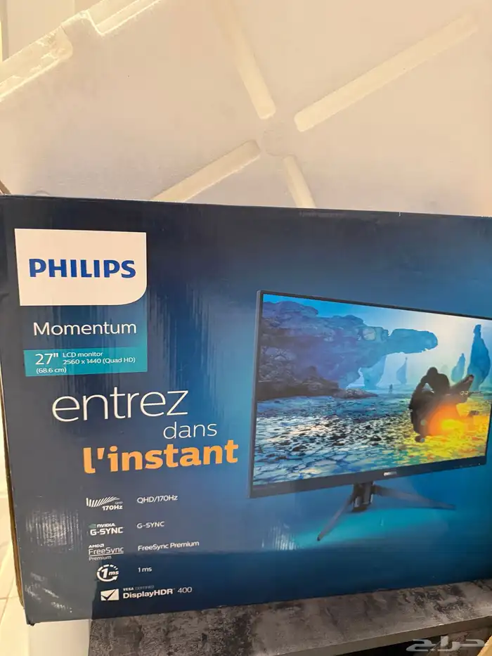 للبيع 3 شاشات قيمنق نظيفة جدا  (Philips - Acer - Curved Ultra 8