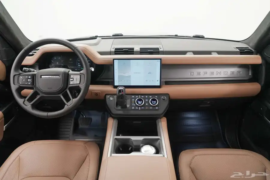 2025 Land Rover Defender P525 V8 ضمان خمس سنوات جدبد اصفار 8
