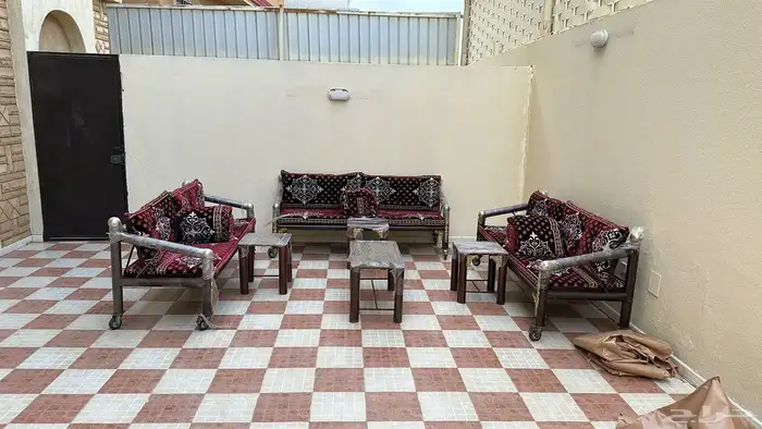 جلسات خارجية كراسي حديد كويتية المركاز 11