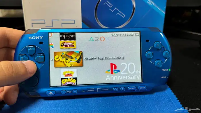 PSP 3000 - Blue - 128GB - تم البيع 19