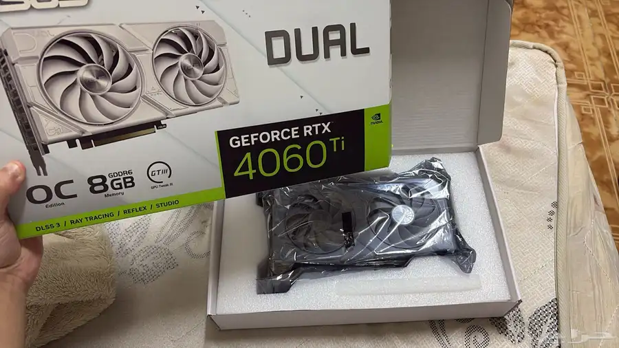 للقيمنق الثقيلRTX 4060 Ti نظيف وتحت الضمان 0