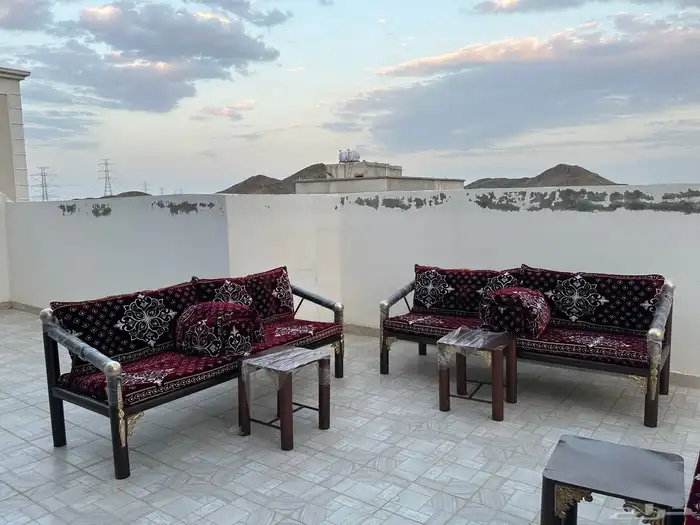 جلسات خارجية كراسي حديد كويتية المركاز 9