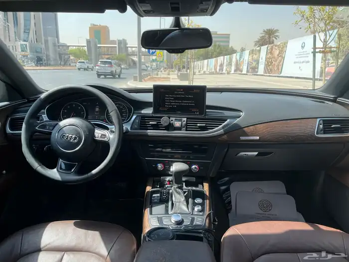 Audi A7 فل كامل 2013   وكالة بالكامل   ممشى 257 الف 7