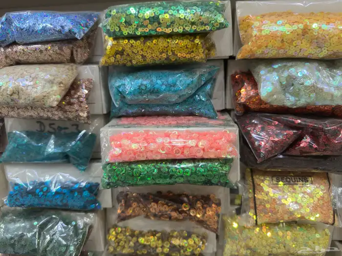 خرز ترتر شك تطريز كلفه ترتر كلف خيوط ترتر خرز لولو 0