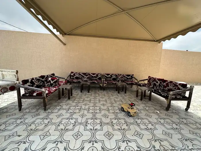 جلسات خارجية كراسي حديد كويتية المركاز 20