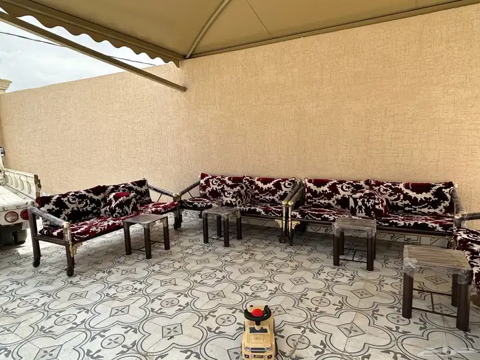 جلسات خارجية كراسي حديد كويتية المركاز 16