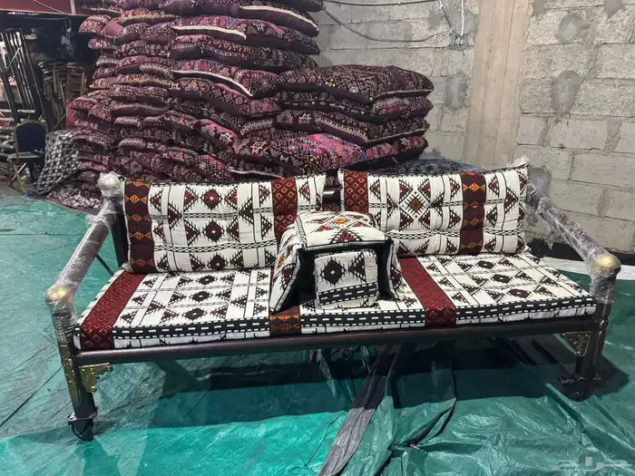 جلسات خارجية كراسي حديد كويتية المركاز 3