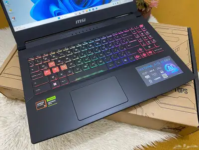 لابتوب msi katan Ryzan 9 ضمان اكسترا RTX 4070 29