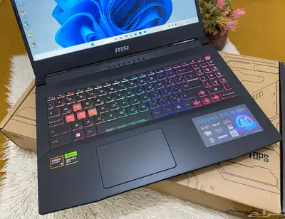 لابتوب msi katan Ryzan 9 ضمان اكسترا RTX 4070 19