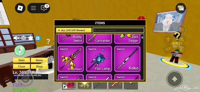 حساب بلوكس فروت 6