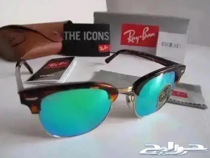 نظارة ريبان RayBan كلوب ماستر أصلية جديدة 0