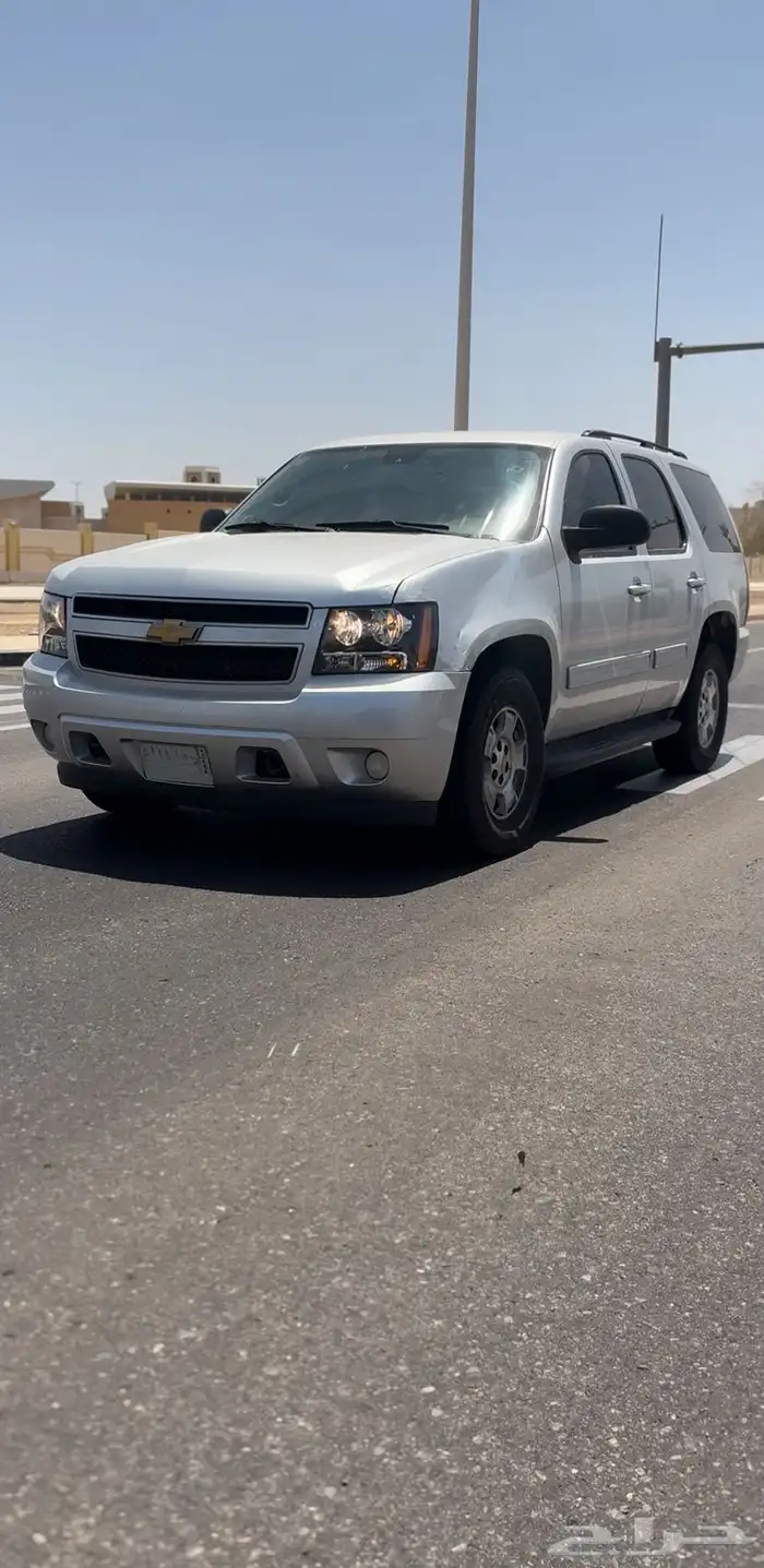 تاهو 2012 ستاندر LT مرشوش كامل اللون فضي 1