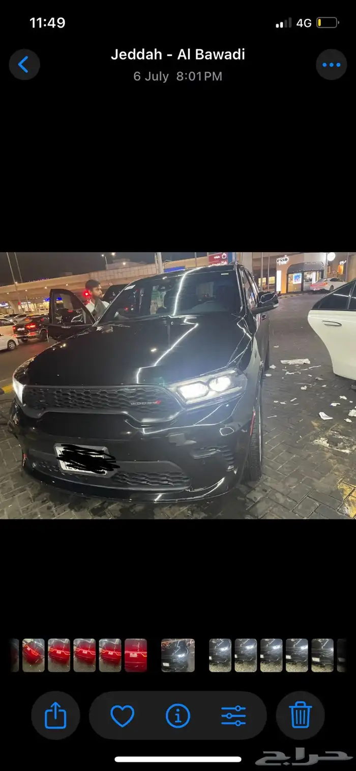 دودج دورانجو اسود موديل 202 فل كامل للتنازل Durango GT 2024 7