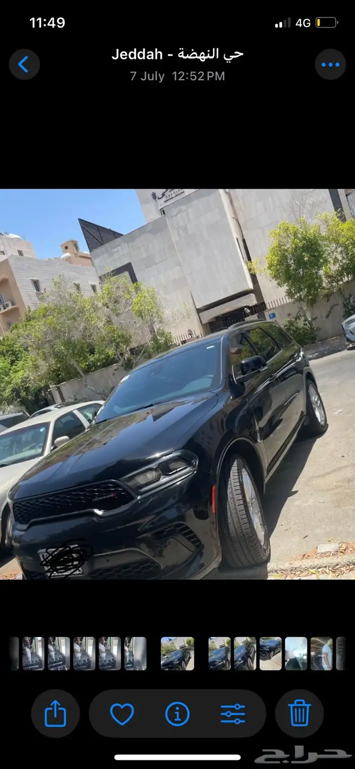 دودج دورانجو اسود موديل 202 فل كامل للتنازل Durango GT 2024 8