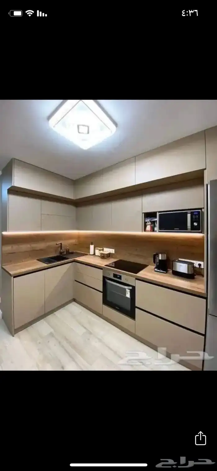 مطابخ تفصيل جاهز على حسب الطلب 4