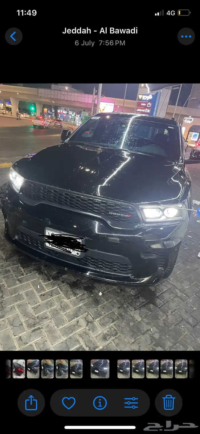 دودج دورانجو اسود موديل 202 فل كامل للتنازل Durango GT 2024 6