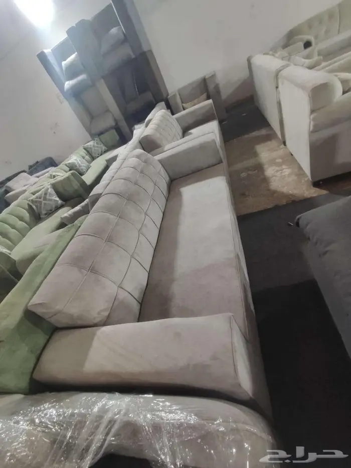 كنب جديد جاهز تفصيل كنب 36