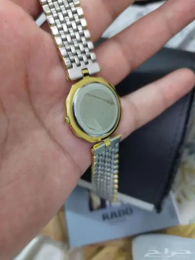 ساعة رادو Rado رجالية شبه جديدة ساعة مخزنه مع علبه 4