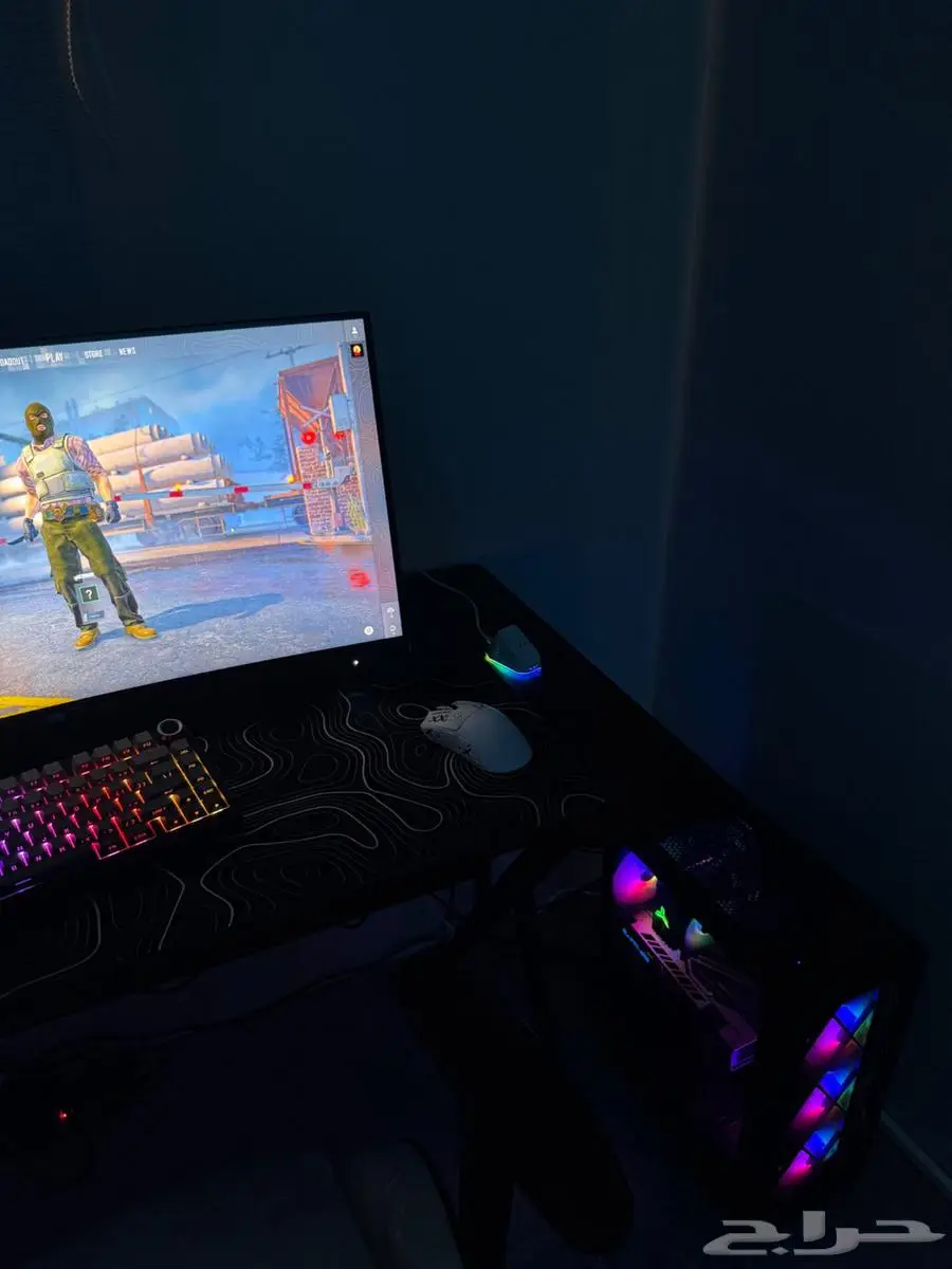 للبيع pc مستخدم نظيف كرت RX580 2