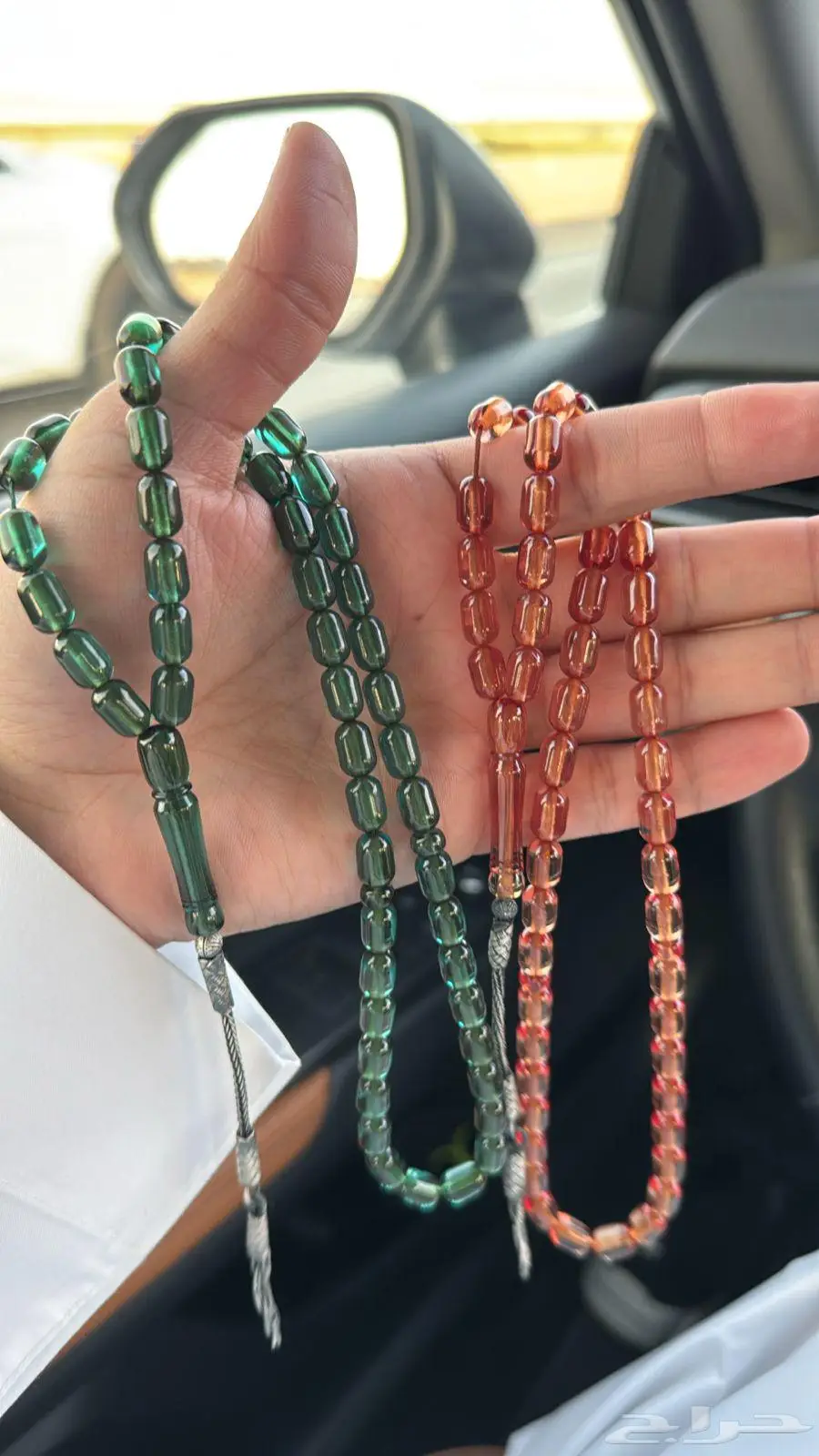 سبح زعفران اصليه ( طربزون فضه ) ثنتين بس 0