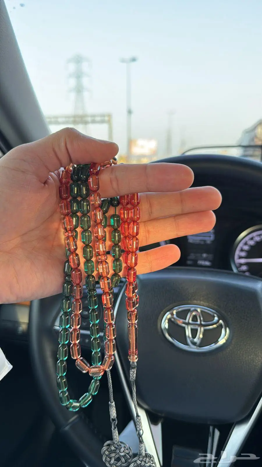 سبح زعفران اصليه ( طربزون فضه ) ثنتين بس 1