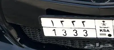 Distinctive plate  1333 0