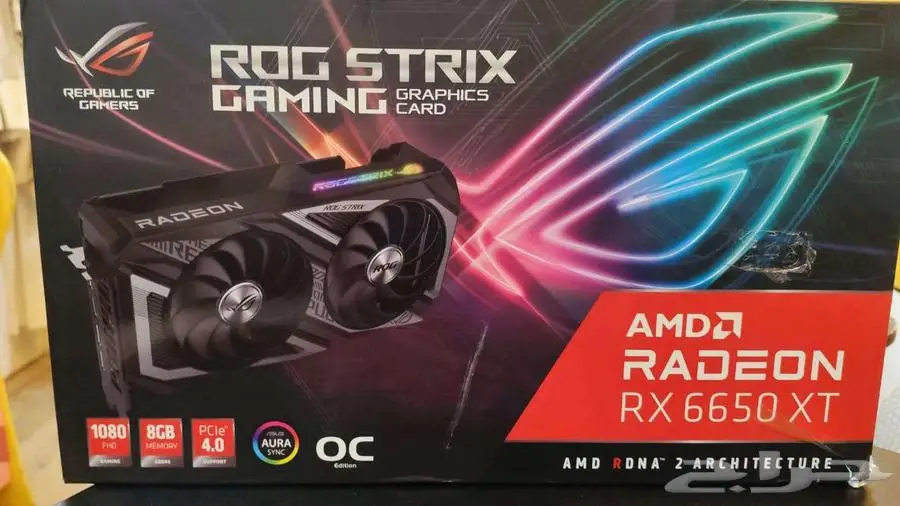 كرت العاب Radeon RX 6650 XT index