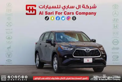 هايلندر LE بدون دبل هايبرد 2022 اقساط بنوك وشركات 26