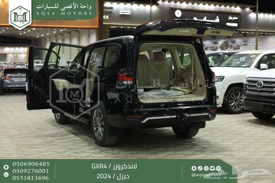 لاندكروزر جي اكس ار رقم 4 اسود ديزل 2024 اقل سعر كاش واقساط 4