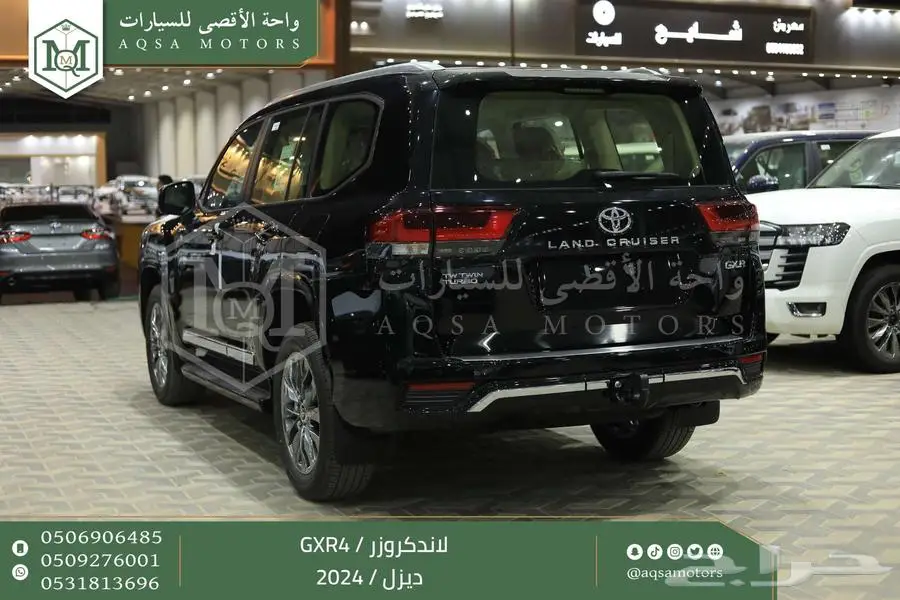 لاندكروزر جي اكس ار رقم 4 اسود ديزل 2024 اقل سعر كاش واقساط 2