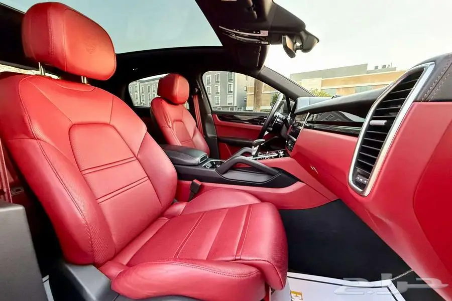 بورش كايين V6 2023 اسمنتي سعودي تحت الضمان 5