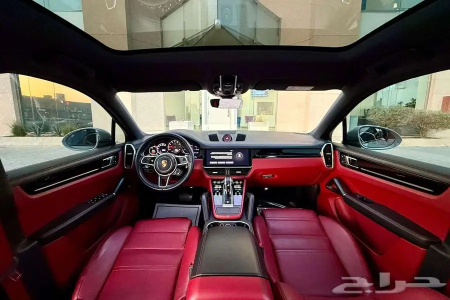 بورش كايين V6 2023 اسمنتي سعودي تحت الضمان 6