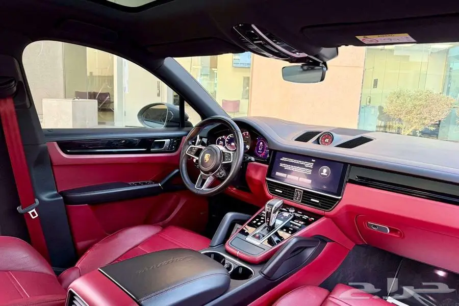 بورش كايين V6 2023 اسمنتي سعودي تحت الضمان 7