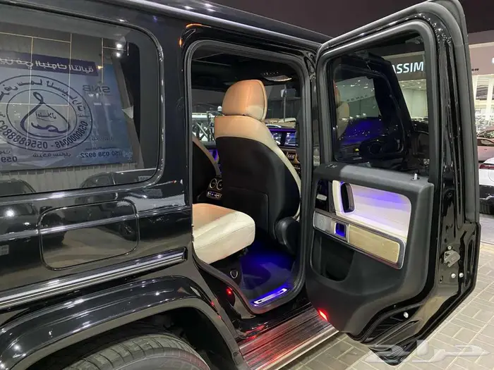 مرسيدس G500 موديل 2022 اسود ماشيه 46000كم 51