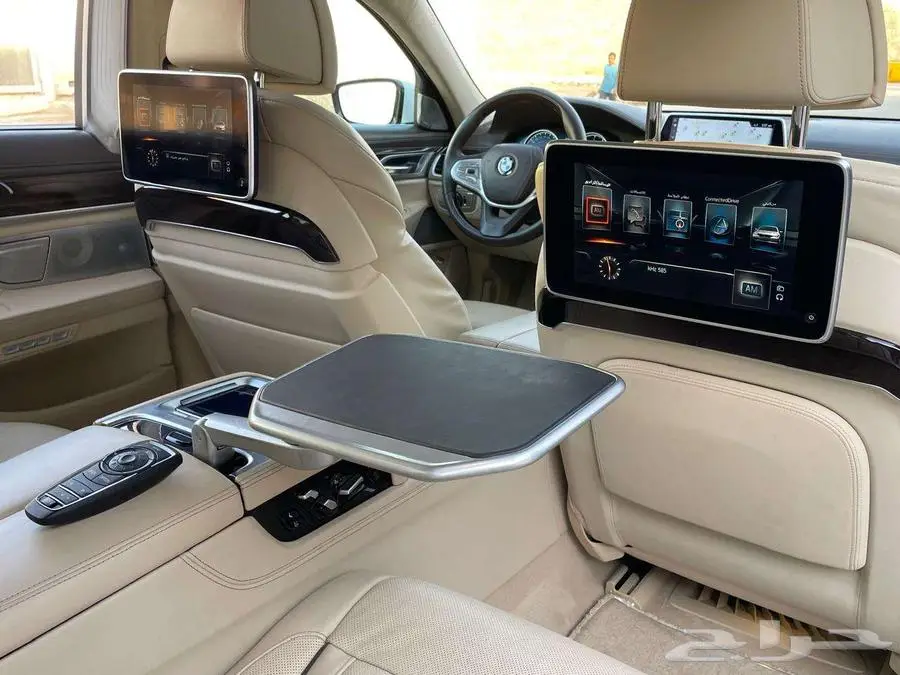 بي إم دبليو 750LI أبيض 2016 فل ماشي 25 ألف بحالة ممتازة 77