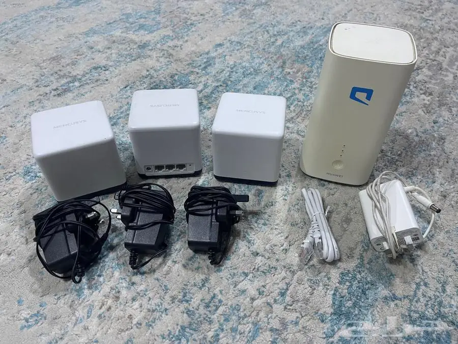 مودم راوتر نت 5G و 3 مقويات نت لتوزيع الشبكة 0