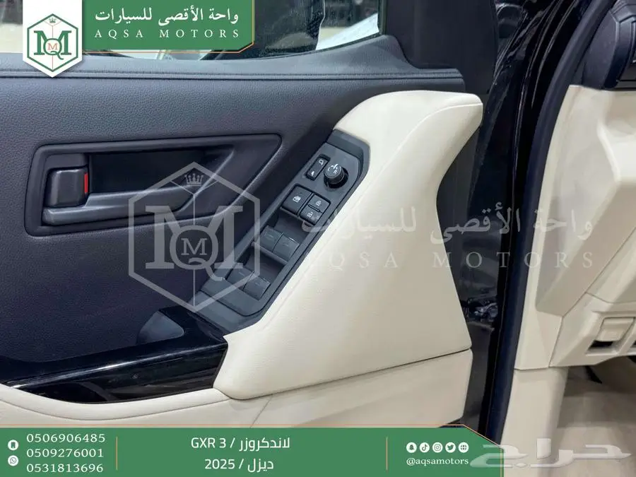 لاندكروزر جي اكس ار رقم 3 اسود ديزل 2025 اقل سعر كاش واقساط 40