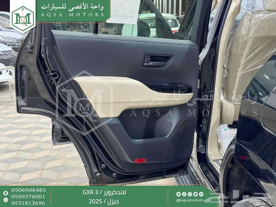 لاندكروزر جي اكس ار رقم 3 اسود ديزل 2025 اقل سعر كاش واقساط 11