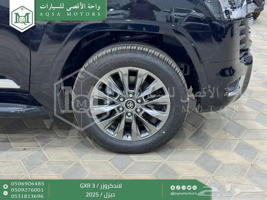 لاندكروزر جي اكس ار رقم 3 اسود ديزل 2025 اقل سعر كاش واقساط 10