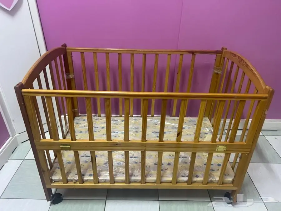 سرير اطفال رضع مع مرتبه 3