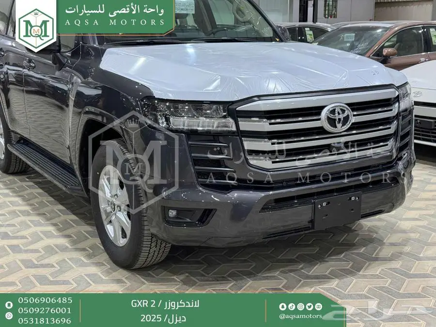 لاندكروزر جي اكس ار رقم 2 رمادي ديزل 2025 اقل سعر كاش واقساط 36