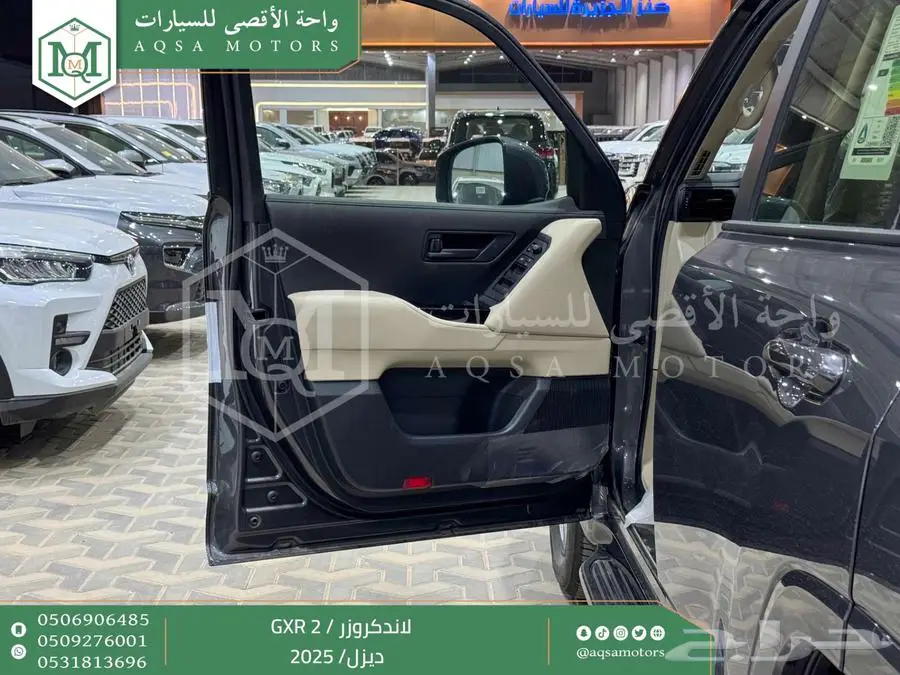 لاندكروزر جي اكس ار رقم 2 رمادي ديزل 2025 اقل سعر كاش واقساط 21