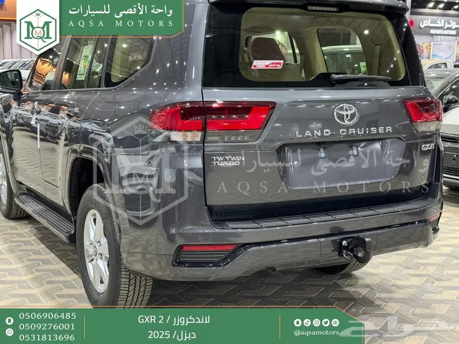 لاندكروزر جي اكس ار رقم 2 رمادي ديزل 2025 اقل سعر كاش واقساط 16