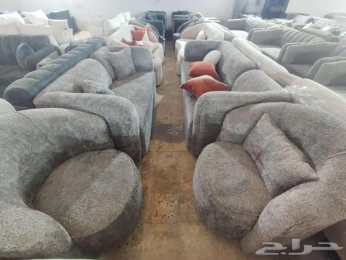 كنب جديد جاهز تفصيل كنب 43
