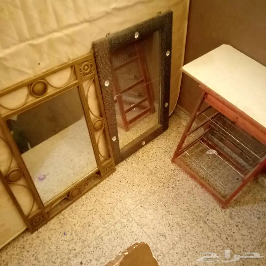 عفش 2سرير 3مرتبه سرير كبير 3 مرايا و 3 مفروشه 1