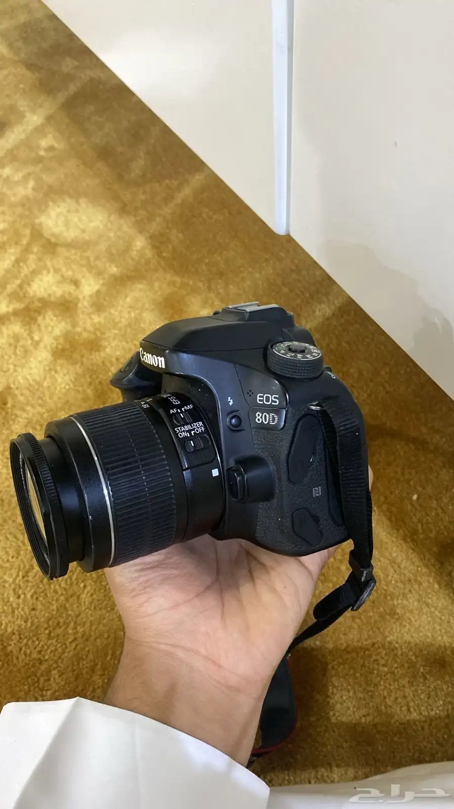طقم تصوير كامل للبيع Canon 80D   عدستين   فلاش 2
