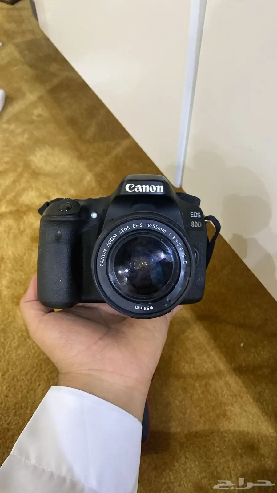 طقم تصوير كامل للبيع Canon 80D   عدستين   فلاش 0