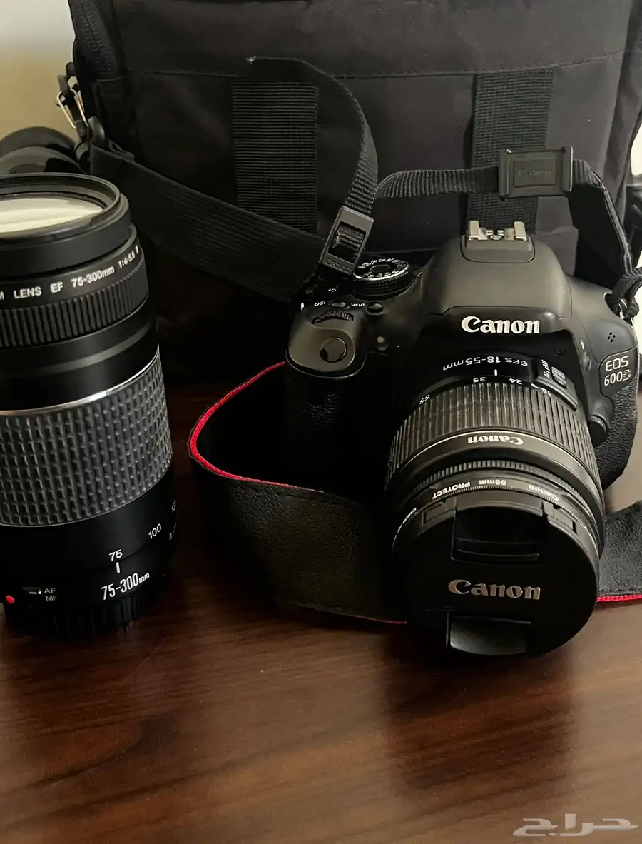 كاميرات كانون canon 600d eos  عدسه اضافيه 0