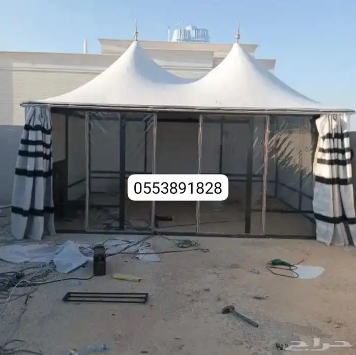 قرميد مشب نار تلبيس جمالون مظلات 1